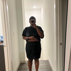 SHEIN Black Mini Skirt